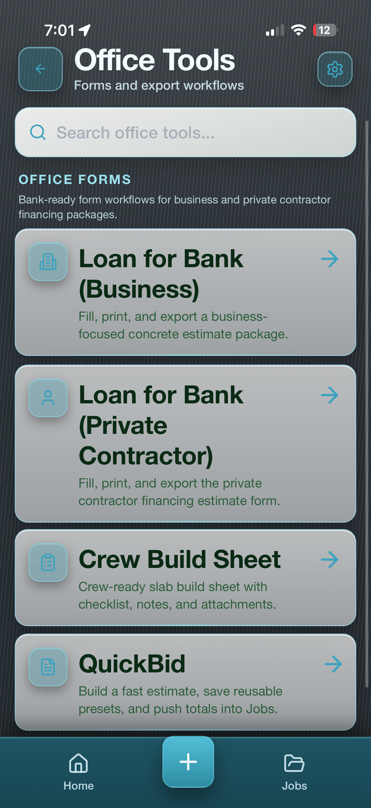 Concrete Tools - JobSight screenshot 4