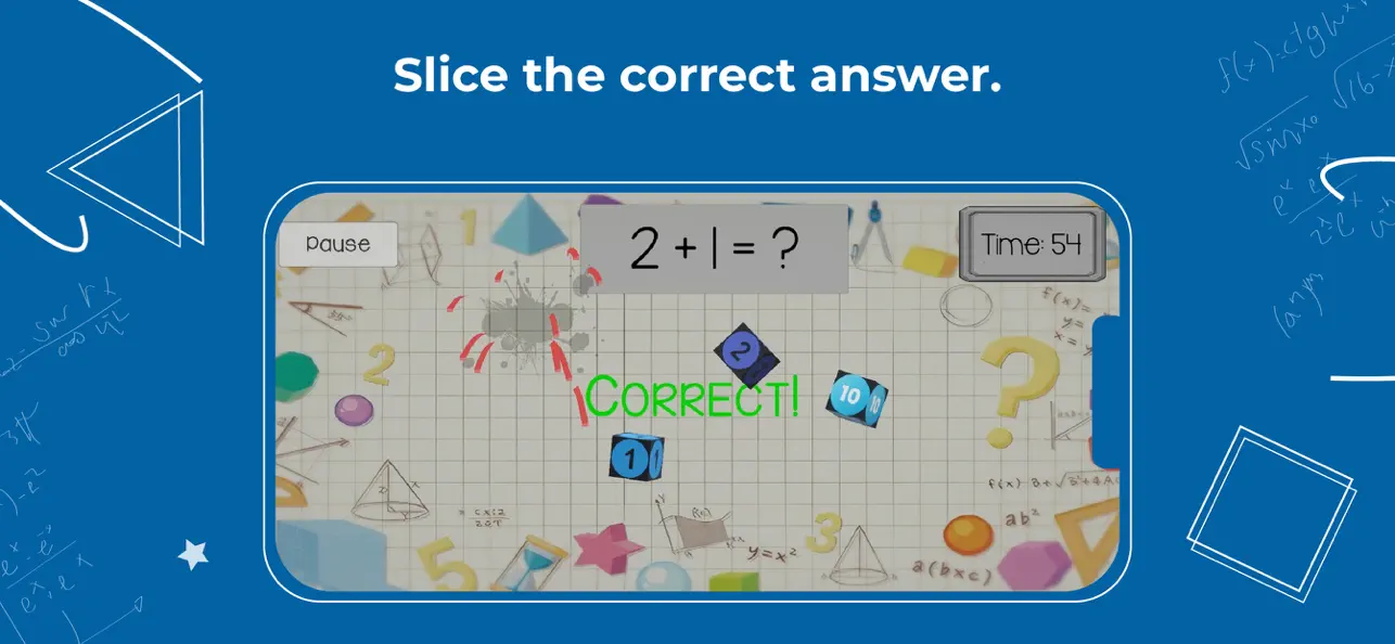 Screenshot #2 pour Mathifyx: Slice the Answer
