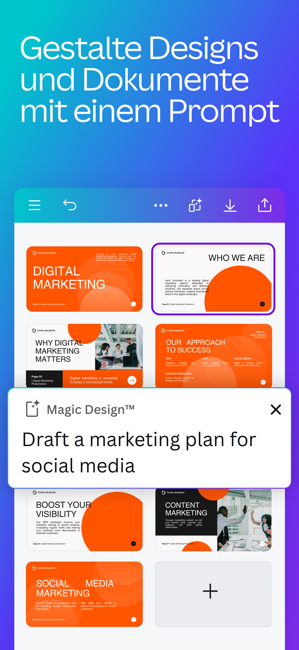 Canva: KI-Foto- & Video-Editor Screenshot
