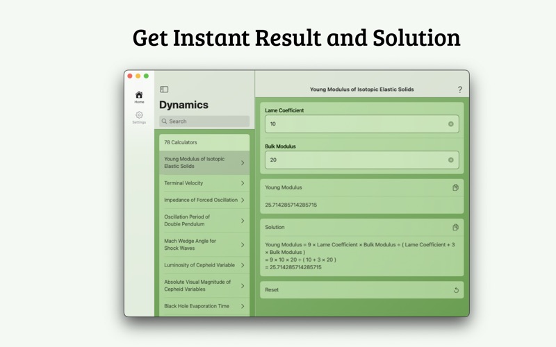 Screenshot #2 pour Dynamics Calculator