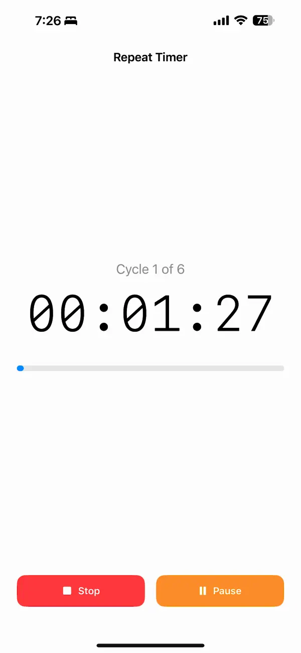 Screenshot #2 pour Xaba Repeat Timer