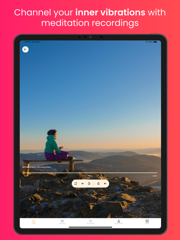 Relax Infinity: Meditate,Sleep iPad screenshot 5 - Health & Fitness app