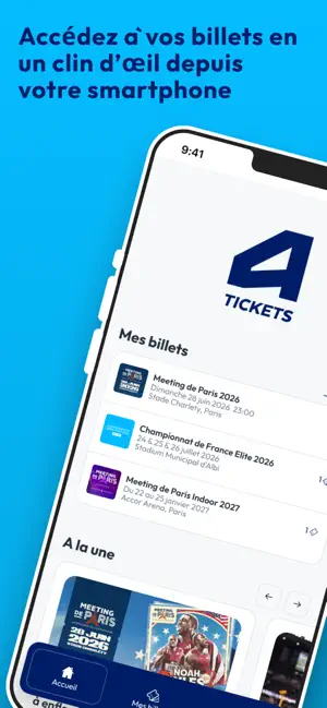 ATHLÉ Tickets iPhone screenshot 1