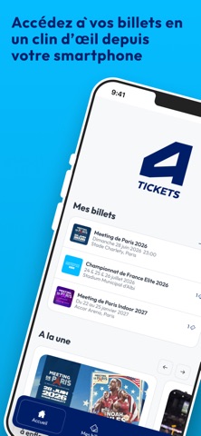 ATHLÉ Tickets iPhone screenshot 1
