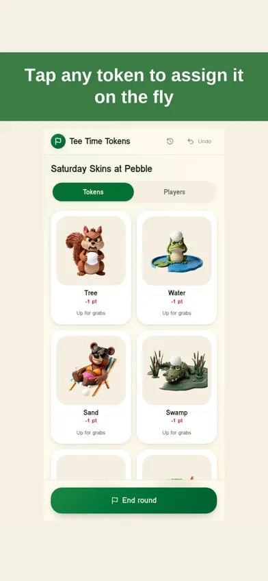 Tee Time Tokens screenshot 1