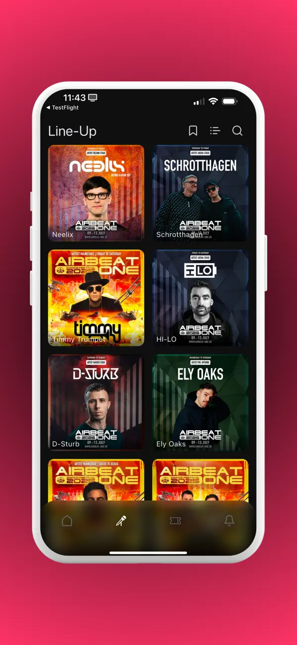 Screenshot #1 pour AIRBEAT ONE Festival