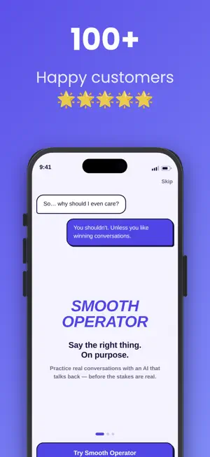 Smooth Operator: Talk Coach AI screenshot 1