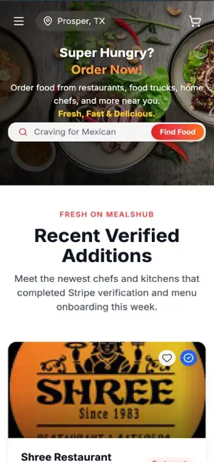 MealsHub screenshot 1
