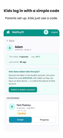 MathLyft - Daily Math Practice Screenshot 3 of 6