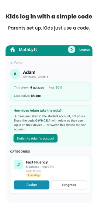 MathLyft - Daily Math Practice Screenshot 3 of 6