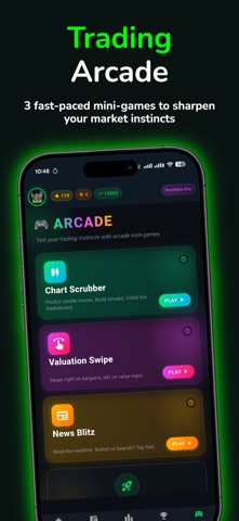 Hedgd: Stock Market Game iPhone screenshot