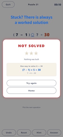 Math Puzzle: Make It Exact Screenshot 4 of 5