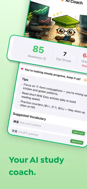 Raisu JLPT - Japanese Quiz screenshot 4