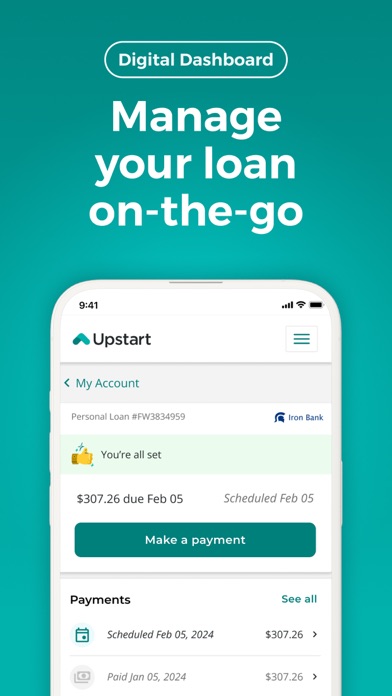 Upstart: Personal Loans + More iPhone screenshot 6 - Finance app