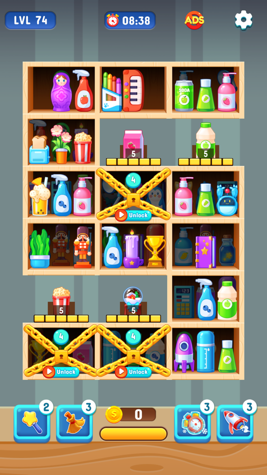 #6. Shelf Sort Puzzle Game (iOS) di: IEC GLOBAL PTY LTD