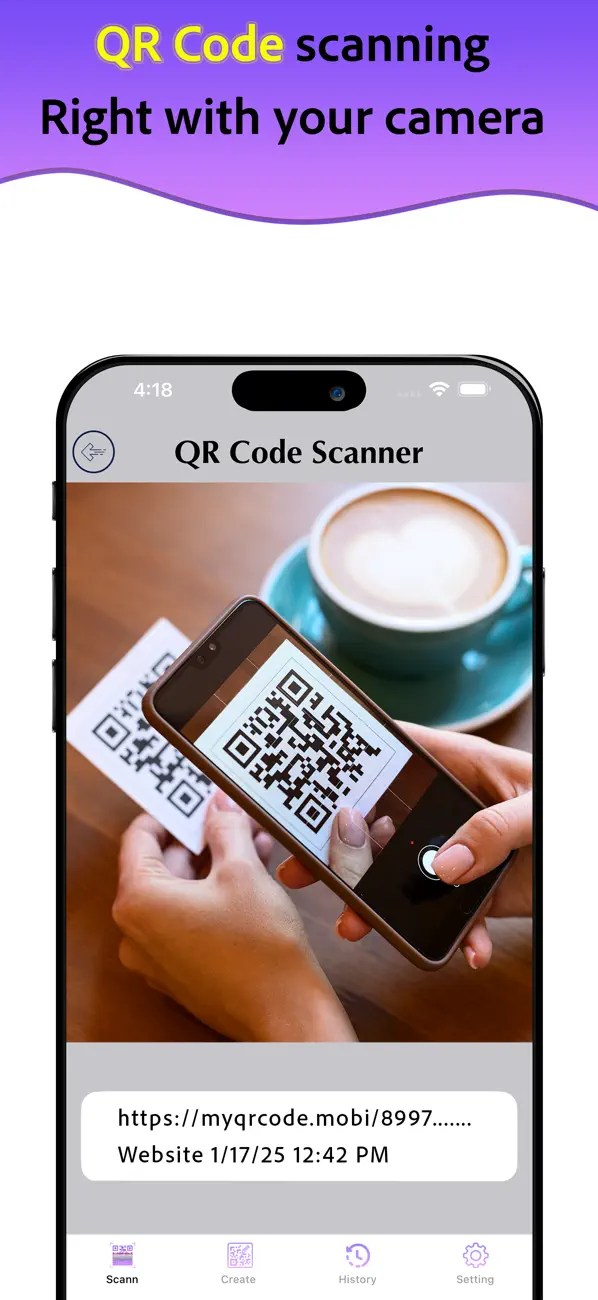 #1. QR Code Scanner, Bar-code Scan (iOS) Ved: Fahad Manzoor