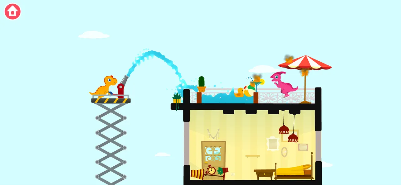 Screenshot #2 pour Jeux de camion de pompier.