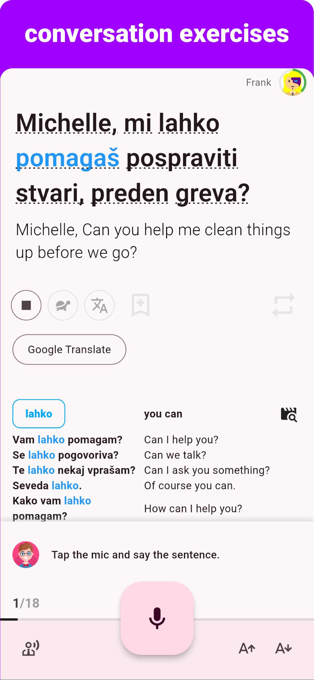 Slovenian - Listening Speaking