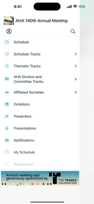 AHA Annual Meeting screenshot 2