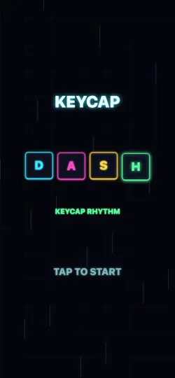 Captura de pantalla de Keycap Dash en iPhone 1