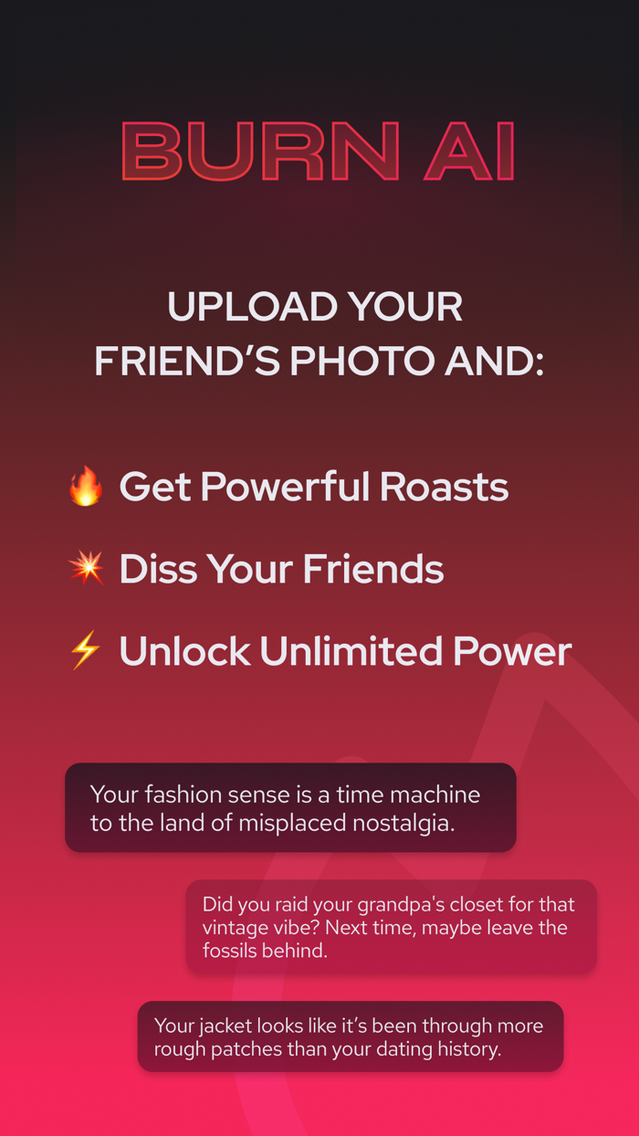 BurnAI Roast Your Friends