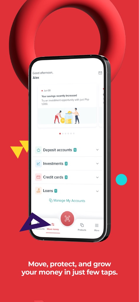 BPI - Diese Ansicht bietet einen umfassenden Überblick über alle finanziellen Assets eines Nutzers, einschließlich Einlagenkonten und Investmentoptionen, für eine effektive Finanzverwaltung.