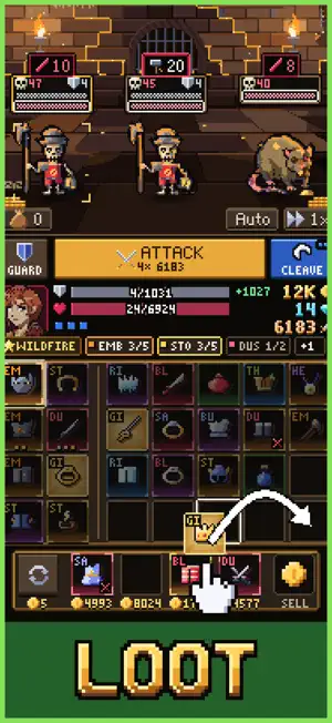 Gold Below: Loot Roguelike screenshot 1