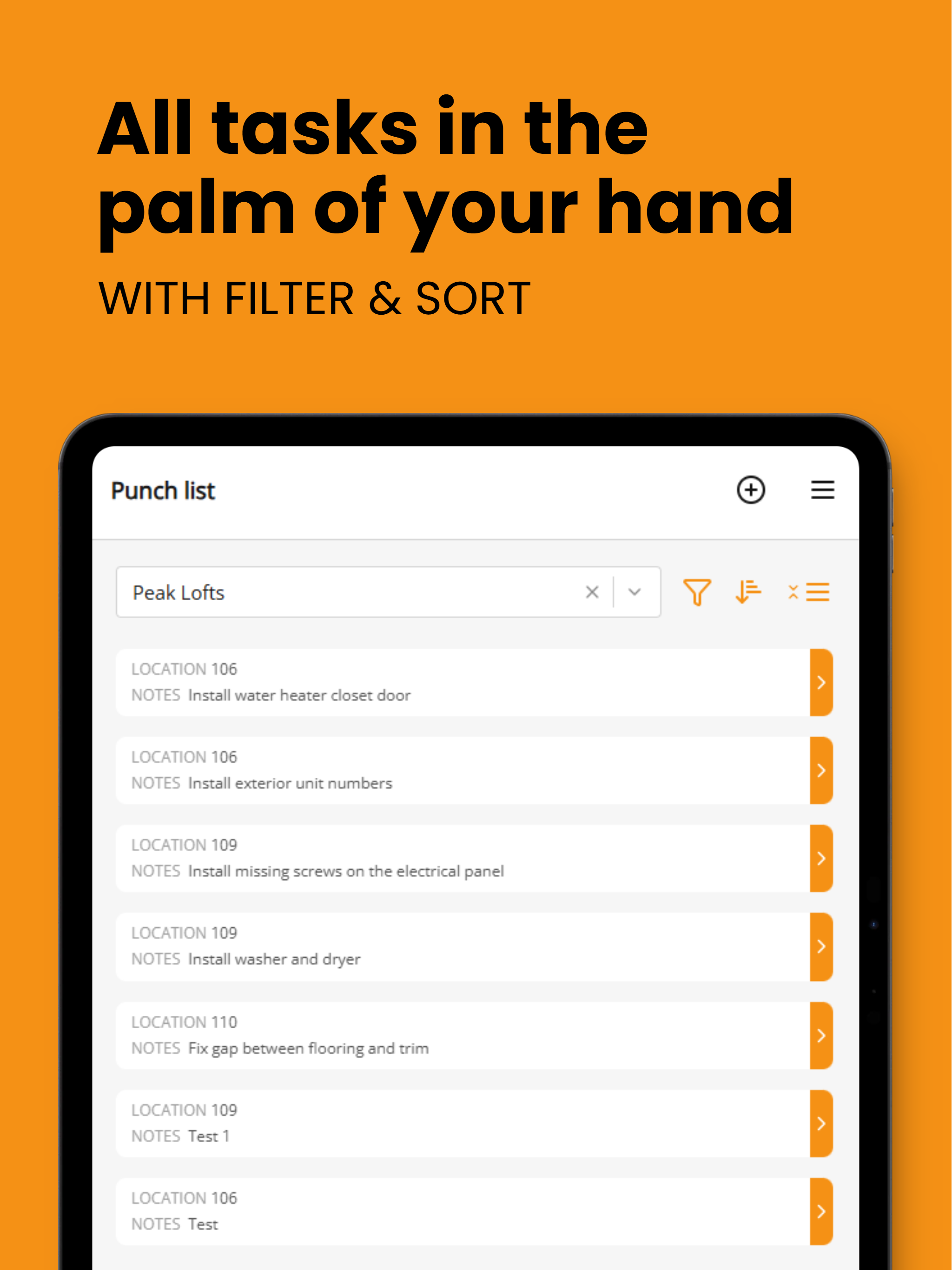 Punch List OAC screenshot 9