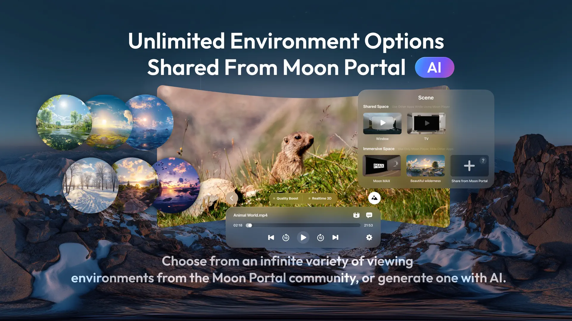 Moon Player: AI-Enhanced 3D screenshot 8