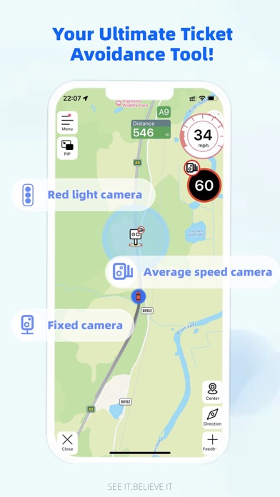 Miofive UK Speedcam Screenshot