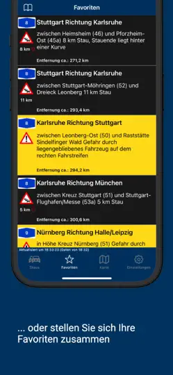 Screenshot von IVerkehr Pro auf dem iPhone 6