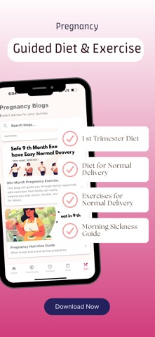 MiGynae: Pregnancy & Period iPhone screenshot 2