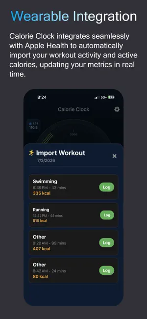 Calorie Clock: Real-Time screenshot 4