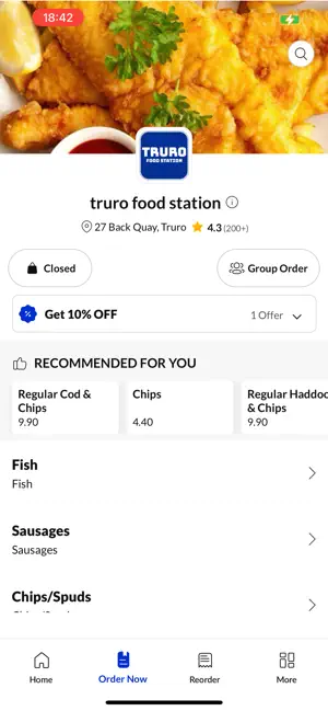 truro food station screenshot 2