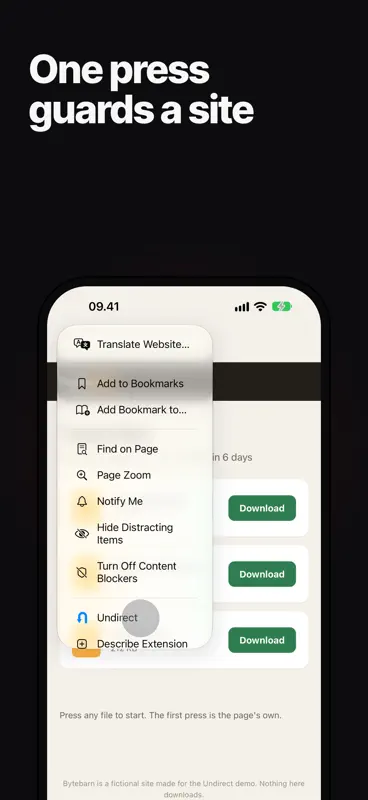 Undirect - Popup Blocker screenshot 2 of 5