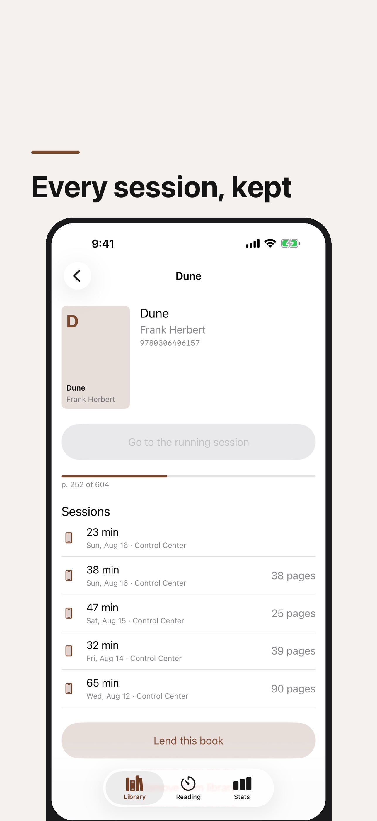Screenshot 2 of Shelfside: Book Tracker