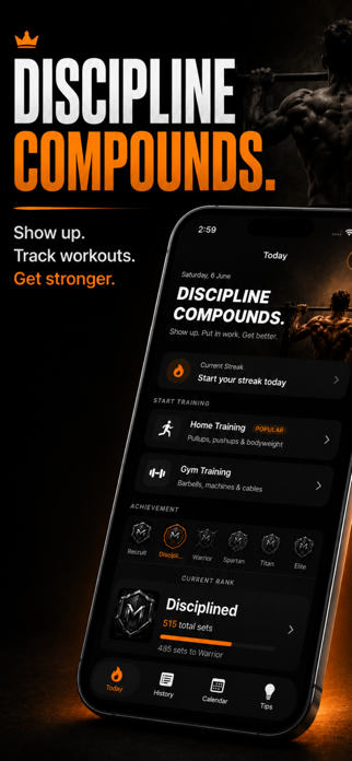 Muscle Man: Workout Tracker Screenshot 1 of 4