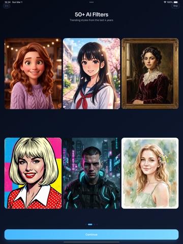 OneTap: AI Photo Generator iPad screenshot