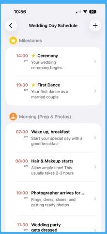 PlanMyWedding screenshot