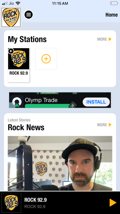 Rock 92.9 Screenshot