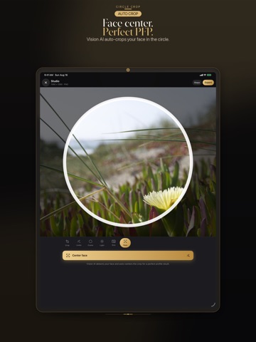 Circle Crop: Photo Crop & PFP iPad screenshot