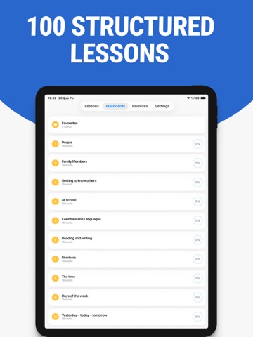Learn French - Lentil iPad screenshot