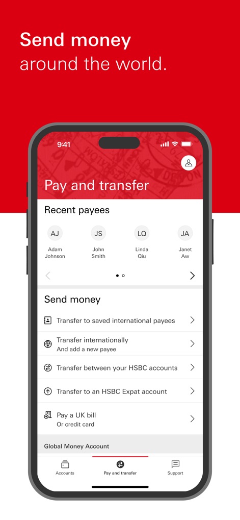 HSBC Expat - Finance App | MWM