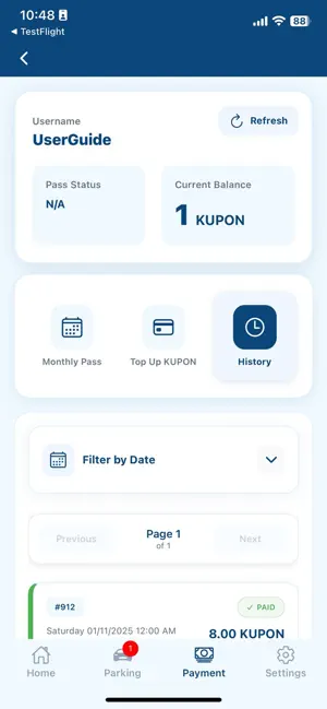 PINTAR Smart Parking App screenshot 4