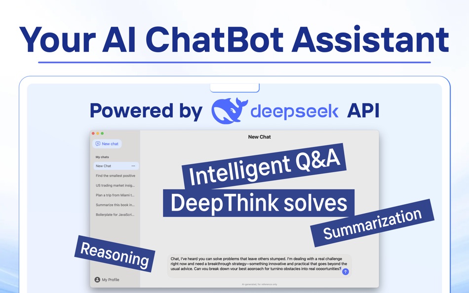 #1. Deep AI Chat Bot for DeepSeek (macOS) 由: EdgeAI Minds LLC