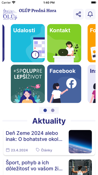 OLÚP Predná Hora Screenshot