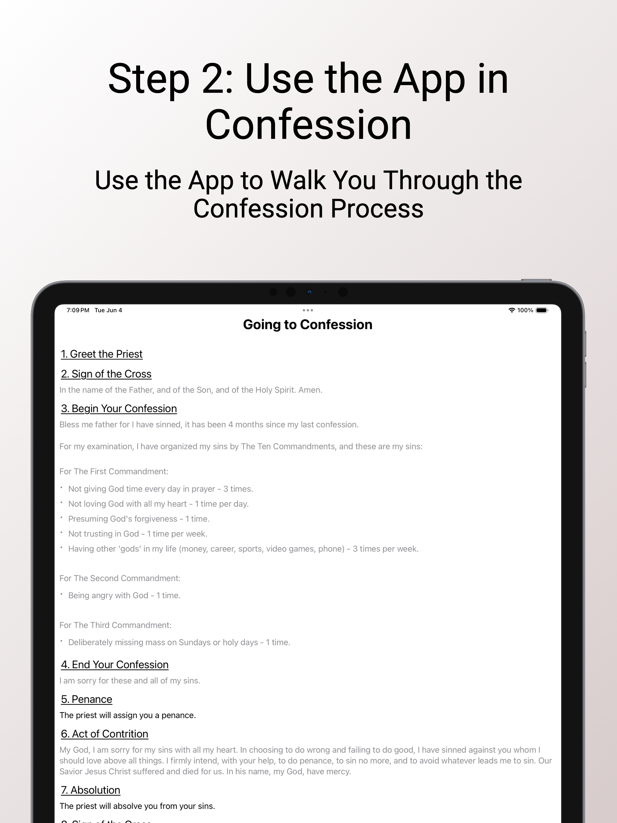 Going to Confession