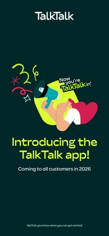 TalkTalk iPhone screenshot 1