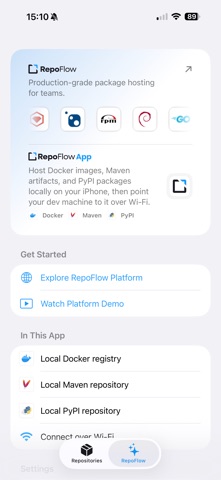 RepoFlow screenshot