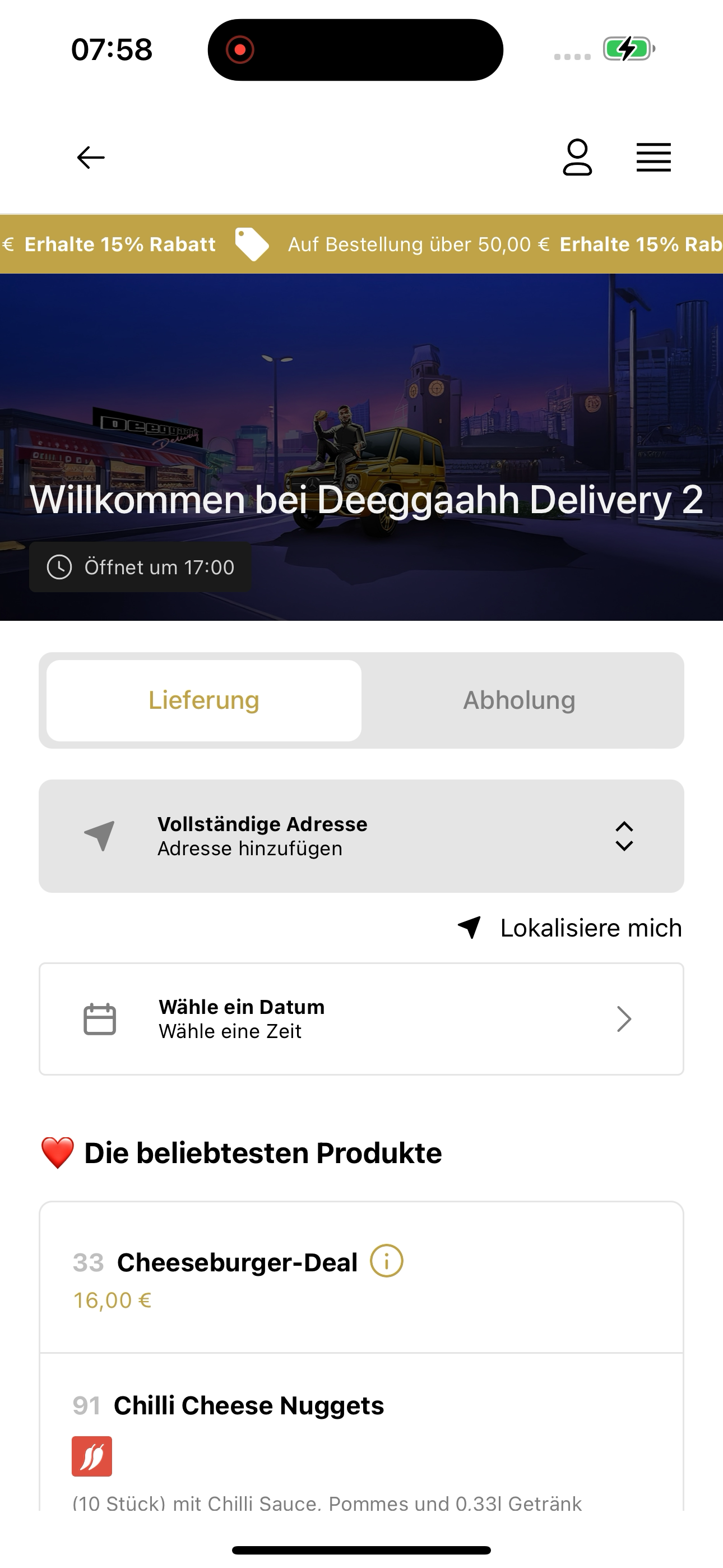 Deeggaahh Delivery DE screenshot 5